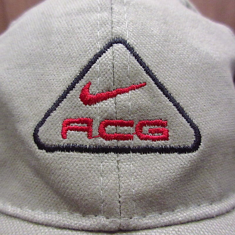 ビンテージ90's○NIKE ACGロングビルキャップグレー○220403i4-m-cp-bb