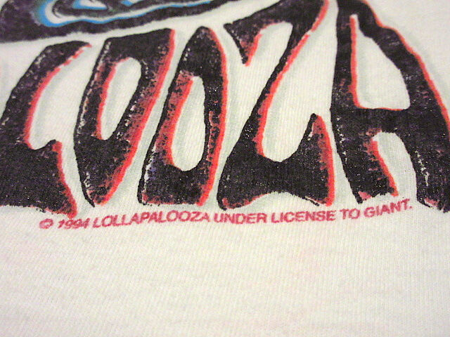 90s lollapalooza 1994 ロラパルーザ 悲劇の年 バンドt
