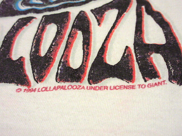 ビンテージ90's○LOLLAPALOOZA 1994年フェスTシャツ白size XL○201