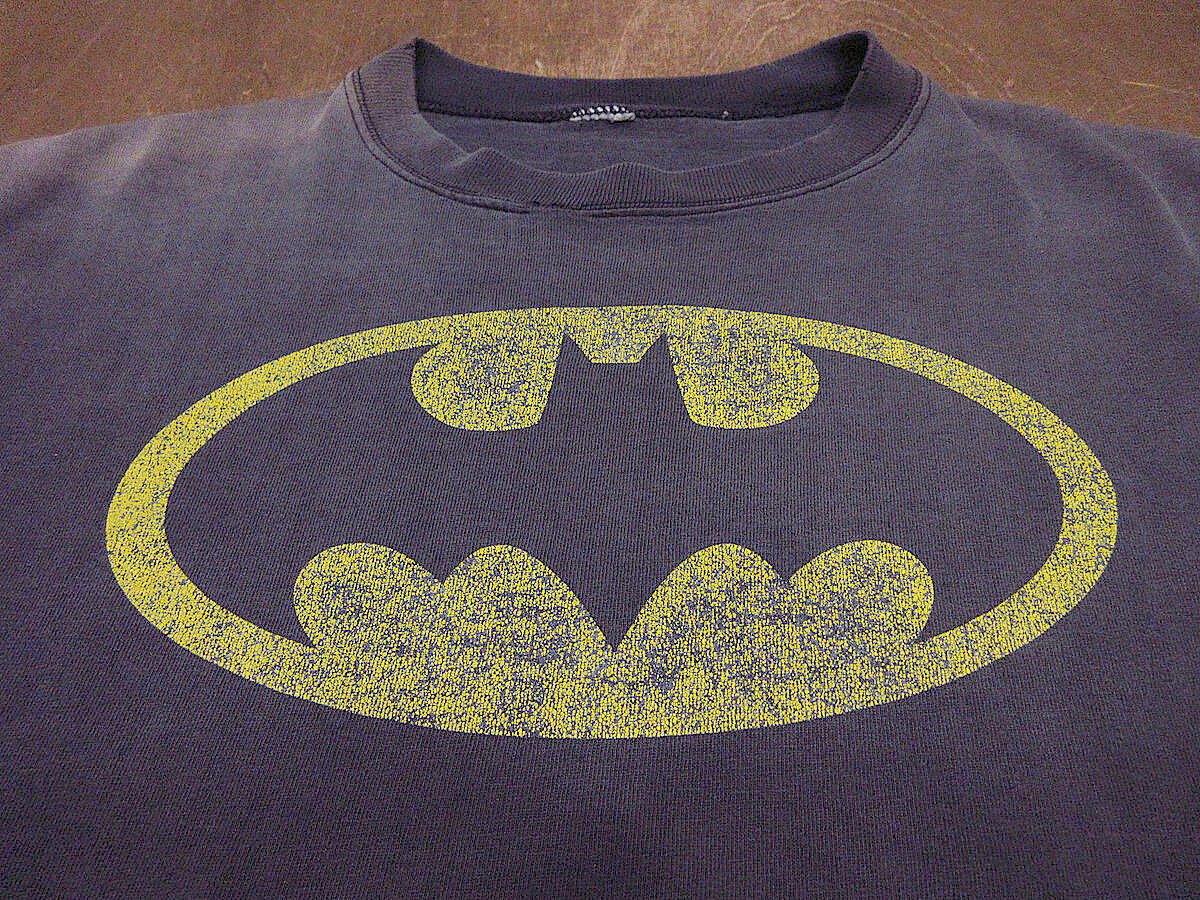 80's ヴィンテージ 古着 BATMAN バットモービル プリント Tシャツ ビンテージ80's○バットマンプリントTシャツ黒○231004j5-m-tsh
