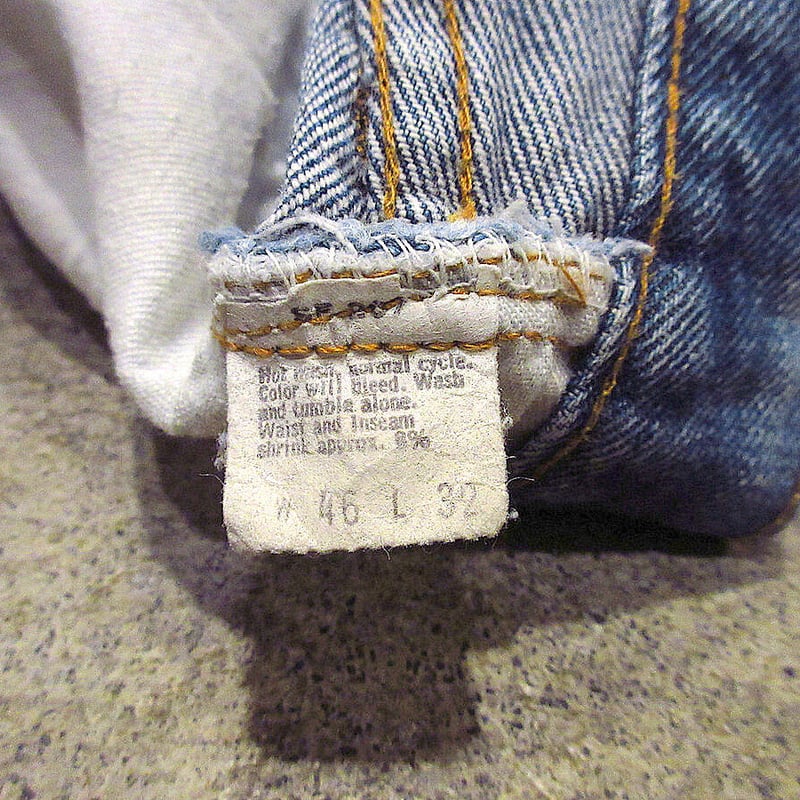 ビンテージ70's○Levi's 501 66後期W46○210525s5-m-pnt-jns