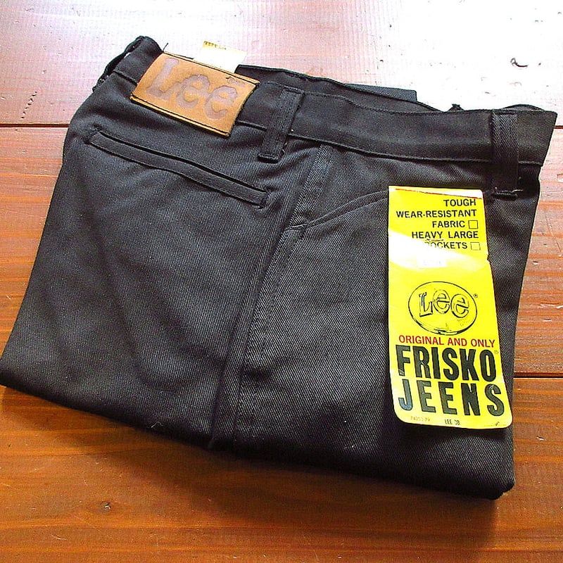 ビンテージ80's○DEADSTOCK Leeフリスコジーンズ黒表記W29L30 ビンテージ80's○DEADSTOCK Leeフリスコジーンズ黒表記W29L30
