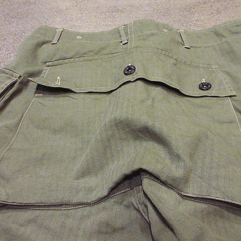 出品3/11まで　40s USMC P-44 HBT ヴィンテージ オリジナル ヴィンテージ 40S USMC P-44 HBT Trousers モンキーパンツ