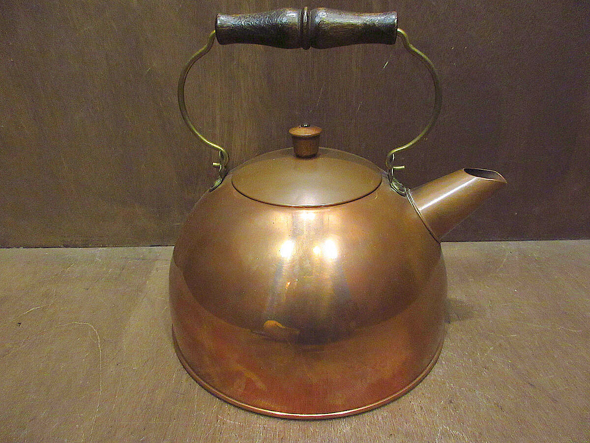 Revere Ware 銅製やかん REVERE WARE ヴィンテージ 銅ケトル COPPER USA製 ビンテージ○REVERE