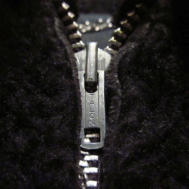 ビンテージ70's○White Stagレディースフェイクファーコート黒