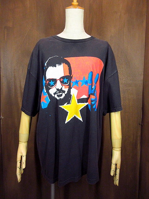 ビンテージ2000's○Ringo Starr 2001年ツアーTシャツ黒 Size XL○2...