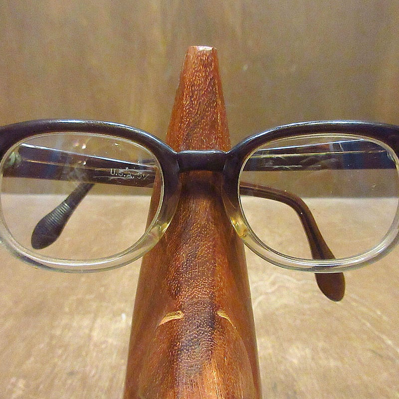 推定50年代 B＆L ブラウンウッド ブローフレーム 1/10 12kgf ボシュロム 12KGF B&L ボルリム レッドウッド ヴィンテージメガネ