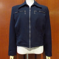 ビンテージ40's●White Stagウールスキージャケット紺●240321i6-m-jk-wlホワイトスタッグ短丈ブルゾン