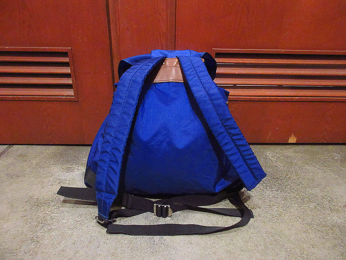 ビンテージ70's○REIナイロンバックパック青○210503f7-bag-bpリュック