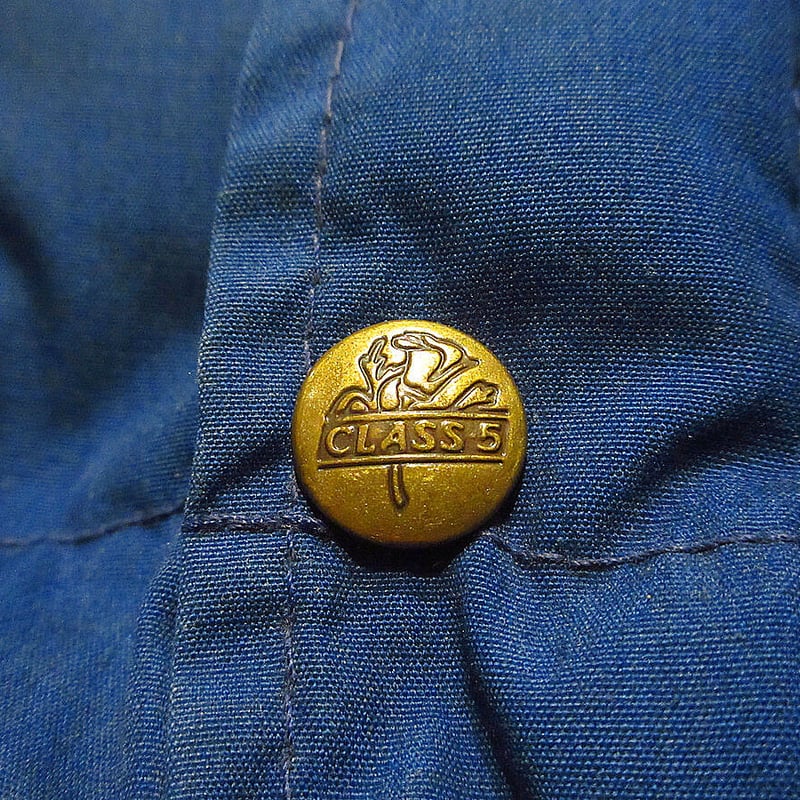 ビンテージ80's○CLASS-5ダウンジャケット青L○220202i3-m-jk-dwn 1