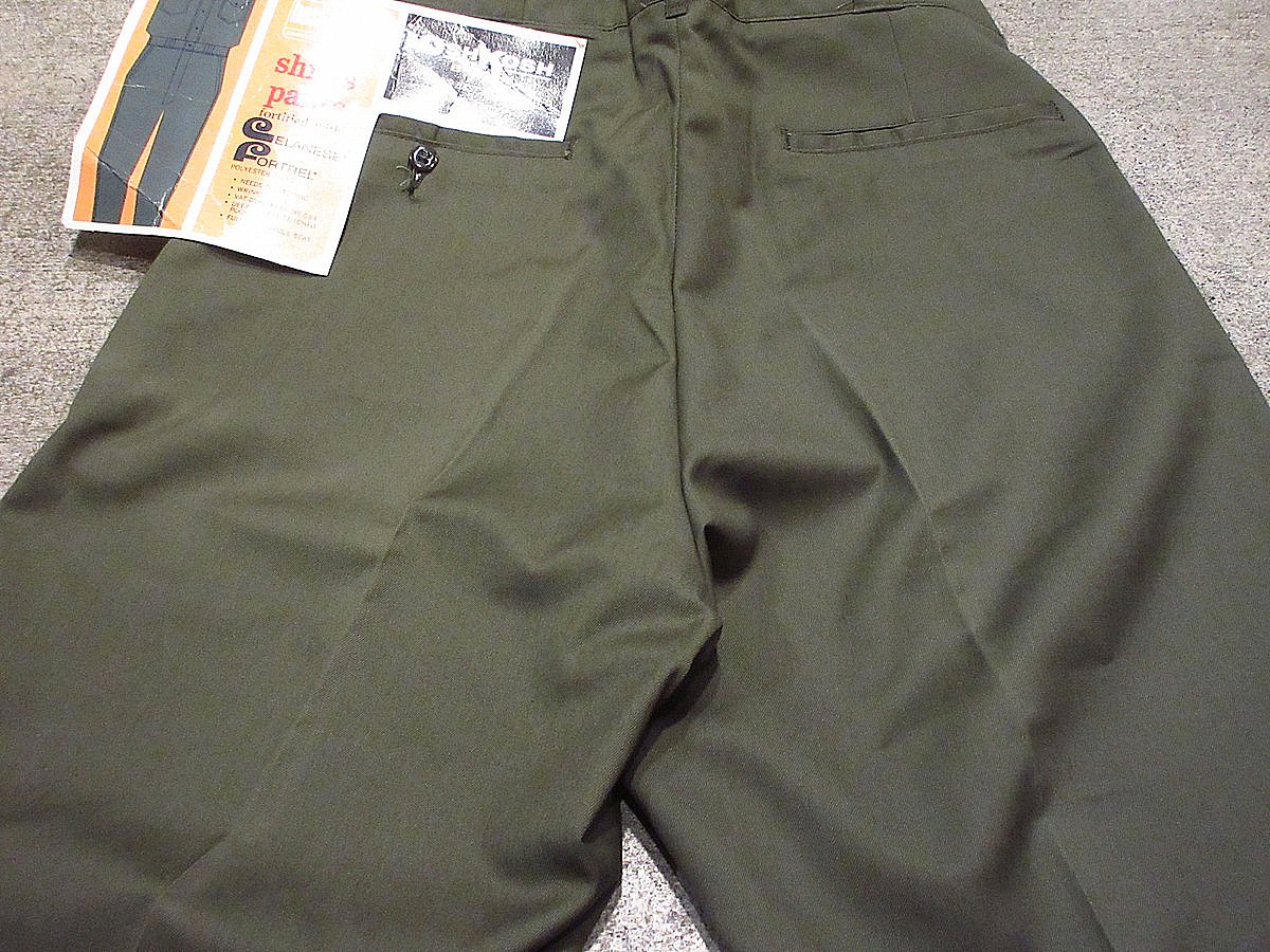 ビンテージ70's○DEADSTOCK OSHKOSHワークパンツオリーブ