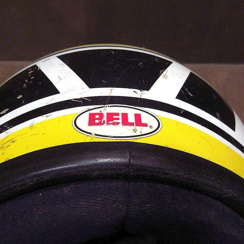ビンテージ80's○BELL MOTO 4 SCOTTオフロードヘルメット黄size 7 1/