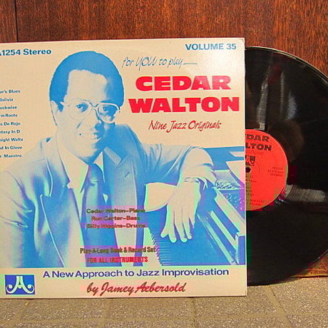 Jamey Aebersold●CEDAR WALTON VOLUME 35 Nine Jazz Originals JA1254●200808t1-rcd-12-jzレコード12インチジャズ