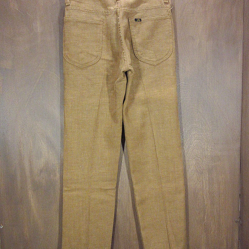 ビンテージ60's○Lee Leensテーパードパンツ実寸W70cm○240404j2