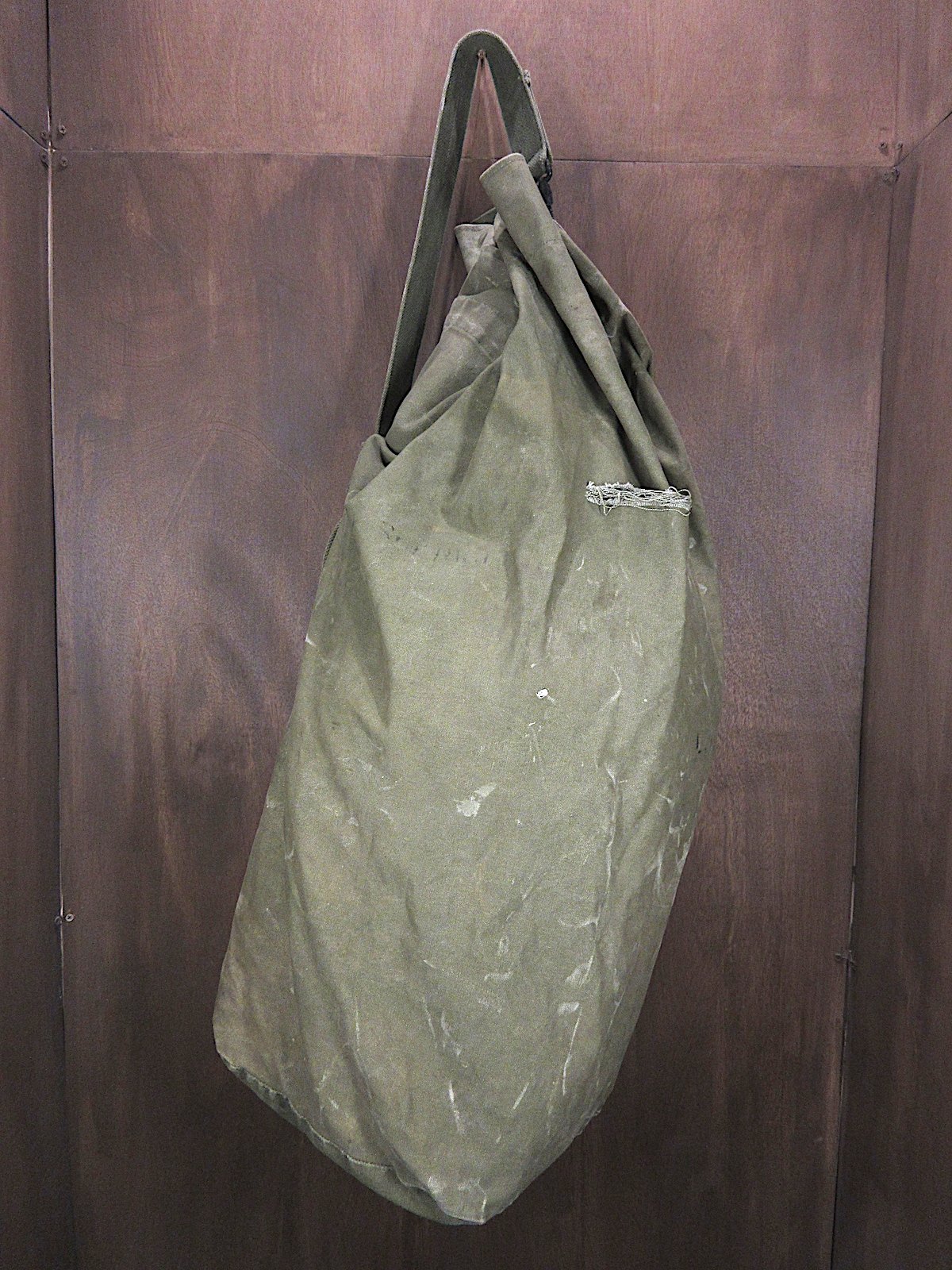 ビンテージ40's○U.S.NAVYキャンバスダッフルバッグ○251014j1-bag-shd