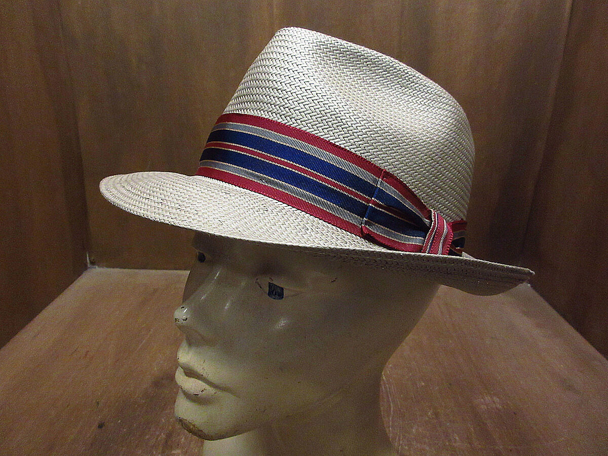 ビンテージ70's○STETSONパナマハットグレーsize 7○230612i4-m-ht-