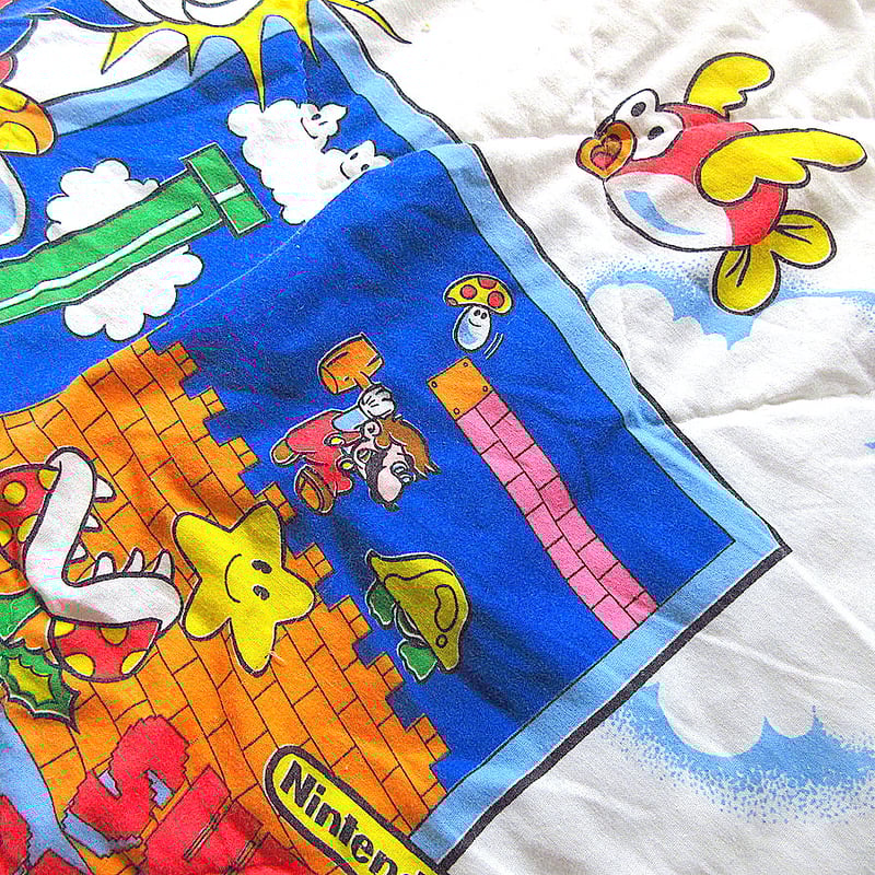 ☆ ビンテージシーツ　マリオ　ゼルダ ☆ ビンテージシーツ マリオ ゼルダ