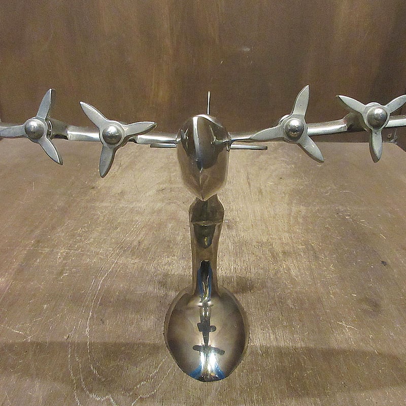 ヴィンテージ戦闘機木製模型 ビンテージ雑貨 飛行機木製 モデル