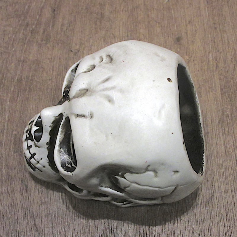 ビンテージ~60's○スカルモチーフセラミックアシュトレイ○251105z2