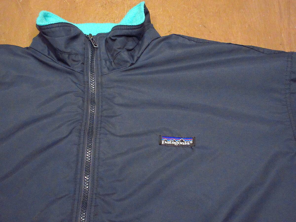 Patagonia アウター ナイロンシェルフリースインナージャケット ビンテージ90's○Patagonia ナイロンシェルフリースジャケット紺