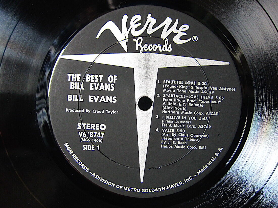 BILL EVANS○THE BEST OF BILL EVANS Verve Records