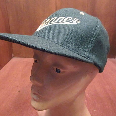ビンテージ80's90's●Dannerスナップバックキャップ緑●201011n3-m-cp-bb 1980s1990sダナーウールベースボールキャップ野球帽