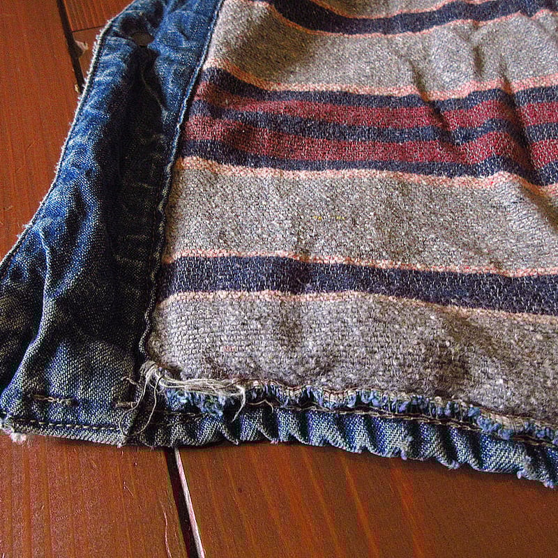 ビンテージ50's○OSHKOSH裏地ブランケットデニムカバーオール