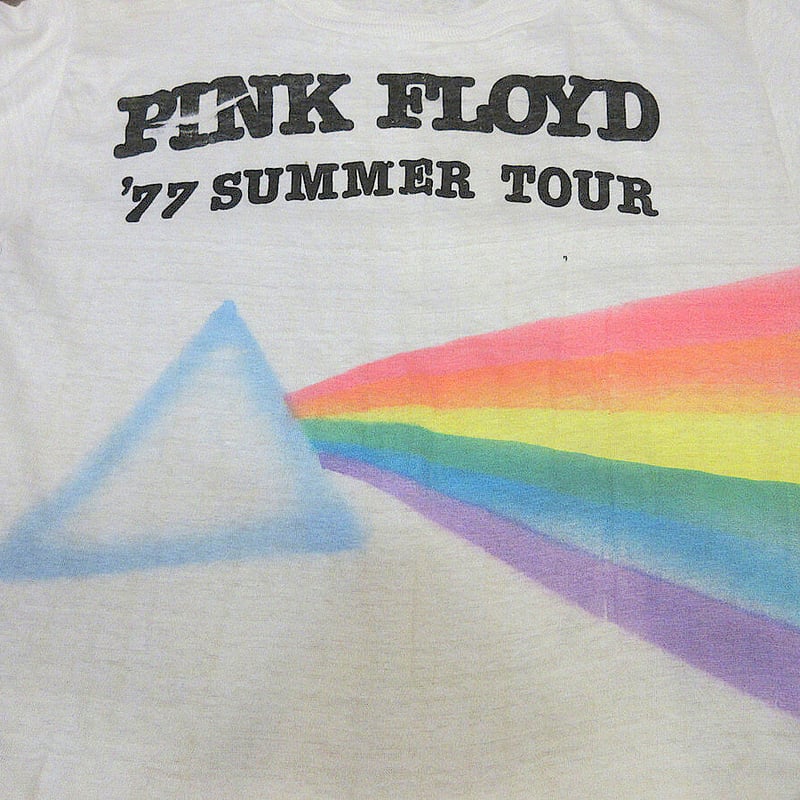 ビンテージ70's○PINK FLOYD 1977年ツアーTシャツ白size L○230920...