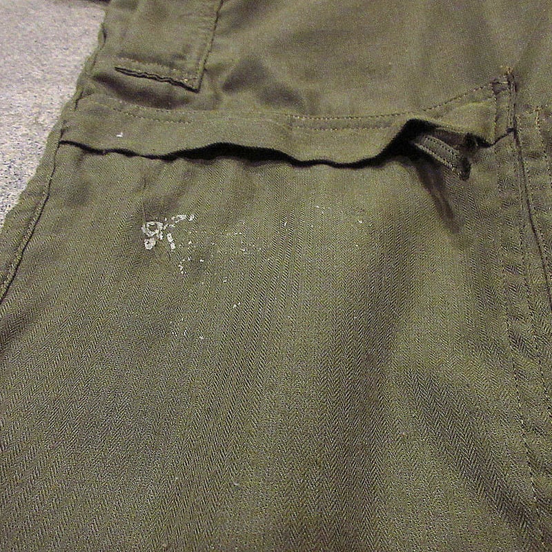 ビンテージ60's○U.S.AIR FORCE GS/FRP-4ワッペン付きHBTフライトスー