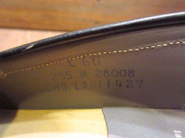 ビンテージ50's○DEADSTOCK Bondshireヴァンプローファー黒8 1/2 B○