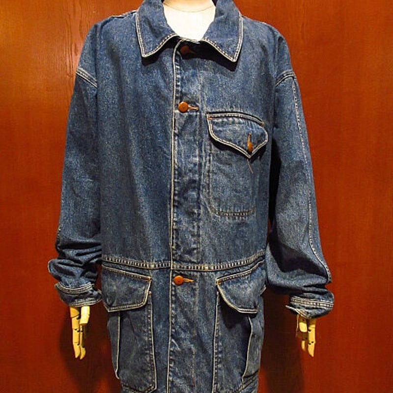 ビンテージ80's90's○BANANA REPUBLICデニムカバーオールsize L○21