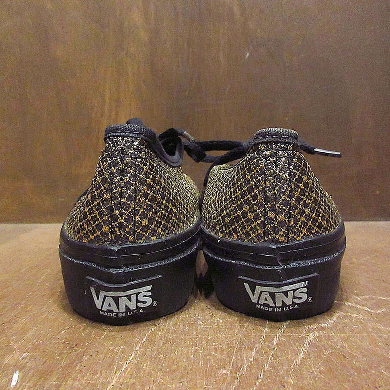 ビンテージ90's○DEADSTOCK箱付きMADE IN U.S.A. VANSレディースオ ビンテージ90's○DEADSTOCK箱付きMADE IN U.S.A. VANSレディースオ