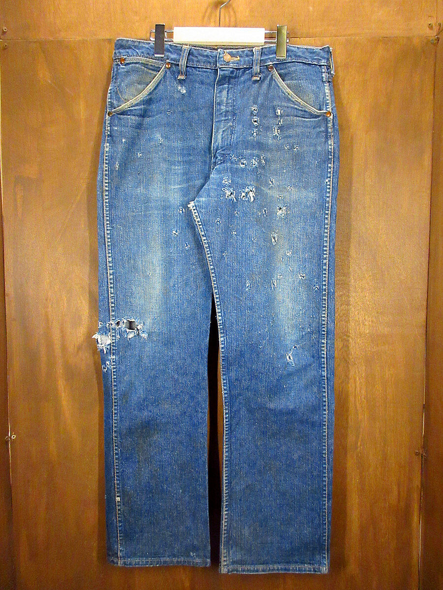 Wrangler 60s 11mwz デニムパンツ　W33 ビンテージ60's○Wrangler 11MWZ W84cm○210428n4-m-pnt-