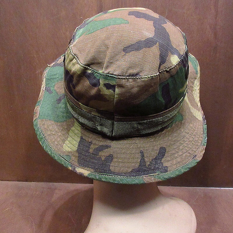 ビンテージ60's○U.S.ARMY ERDLカモブーニーハットsize 6 3/4○2207...