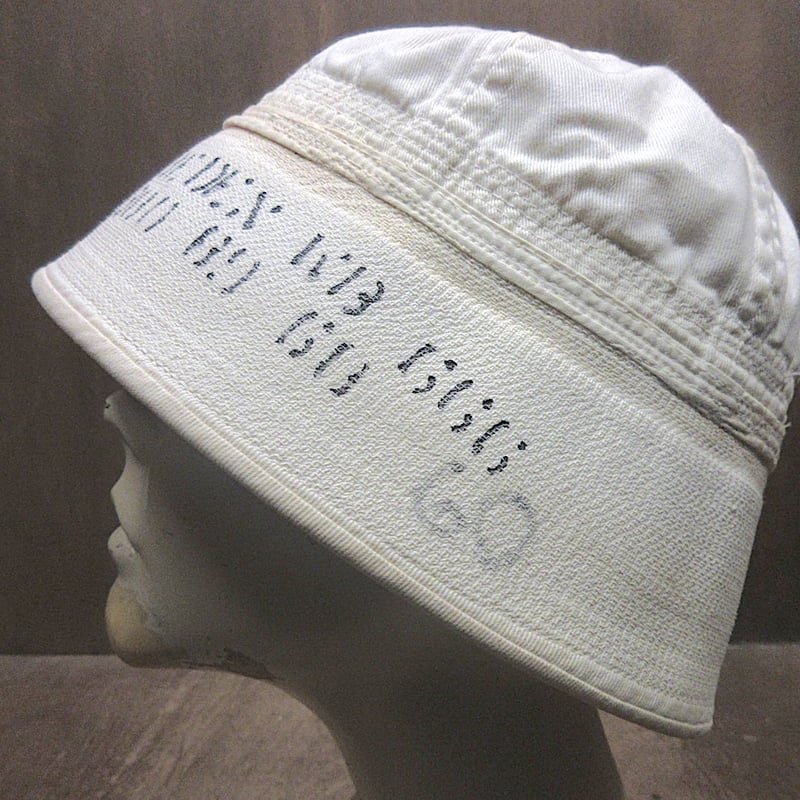 ビンテージ50's60's○U.S.NAVYステンシル入りセーラーハット○260408z6