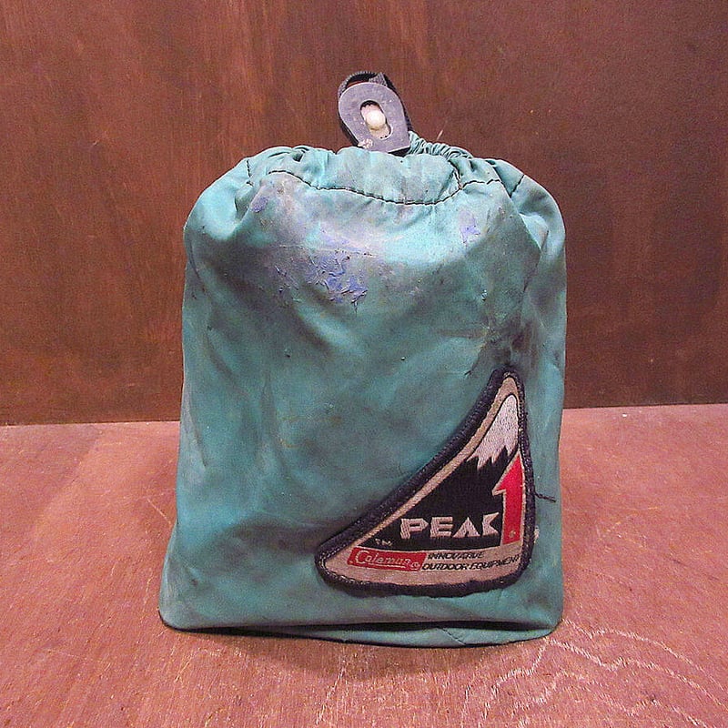 ビンテージ80's○Coleman Peak1 Model 400Aシングルバーナー黒収納袋付