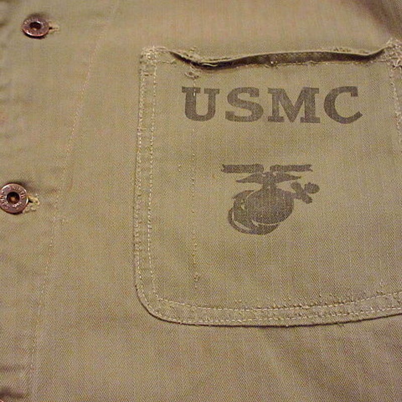 USMC hbt カバーオール　P41 サイズ40 40's【ビンテージ】【米軍実物】【USMC】【P41】HBT