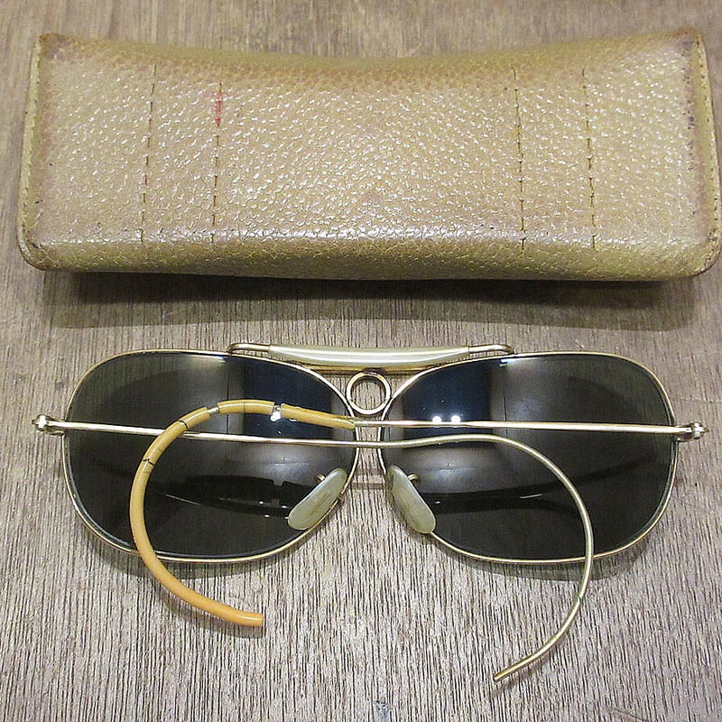 ビンテージ60's○ケース付きB&L Ray-Ban 1/10 12KGFデコットシューター ...