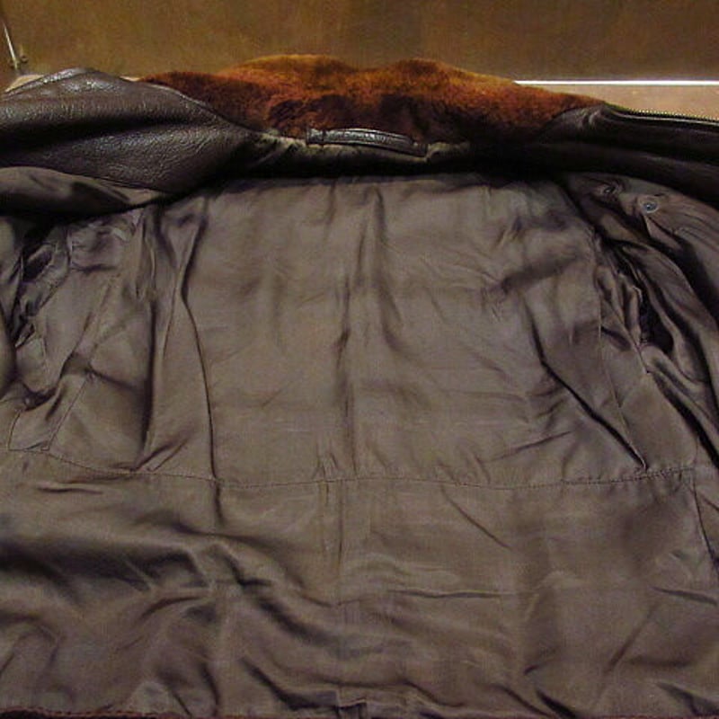 ビンテージ50's○U.S.NAVY G-1 55J14フライトジャケット size 38○2
