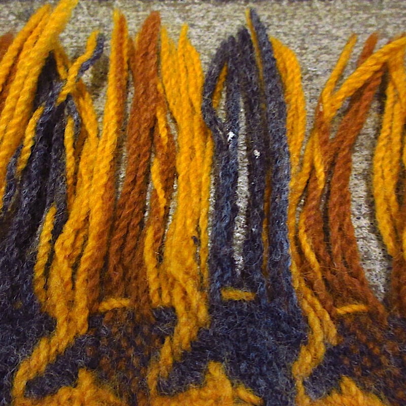 ビンテージ50's○PENDLETON千鳥格子ウールブランケットsize約155cm ×約