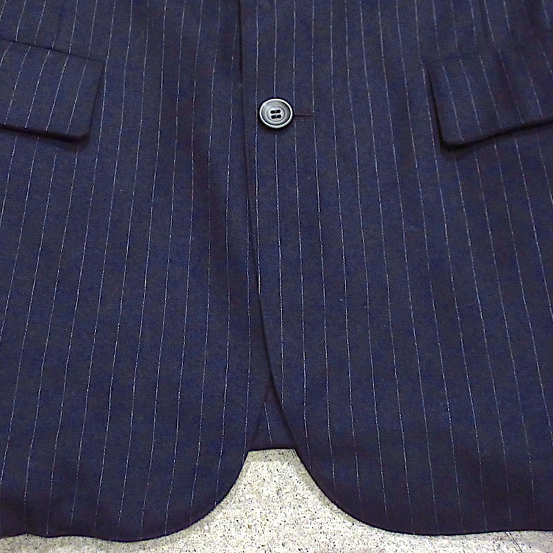 ビンテージ70's○NORDSTROMストライプウール2Bスーツ