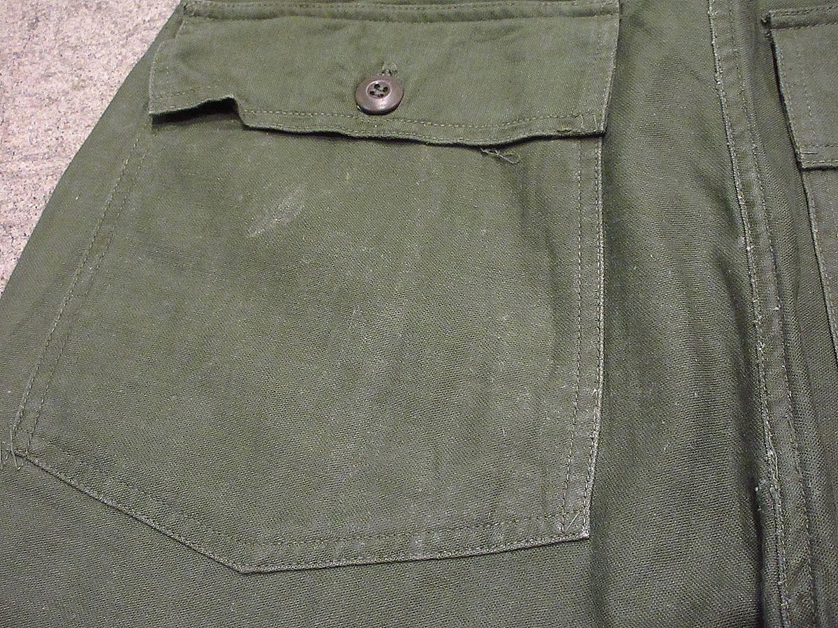 ビンテージ60's○U.S.ARMYボタンフライコットンサテンベイカー