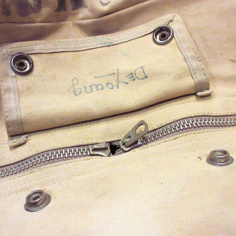 ビンテージ40's○U.S.NAVYパラシュートバッグトラベリングバッグ