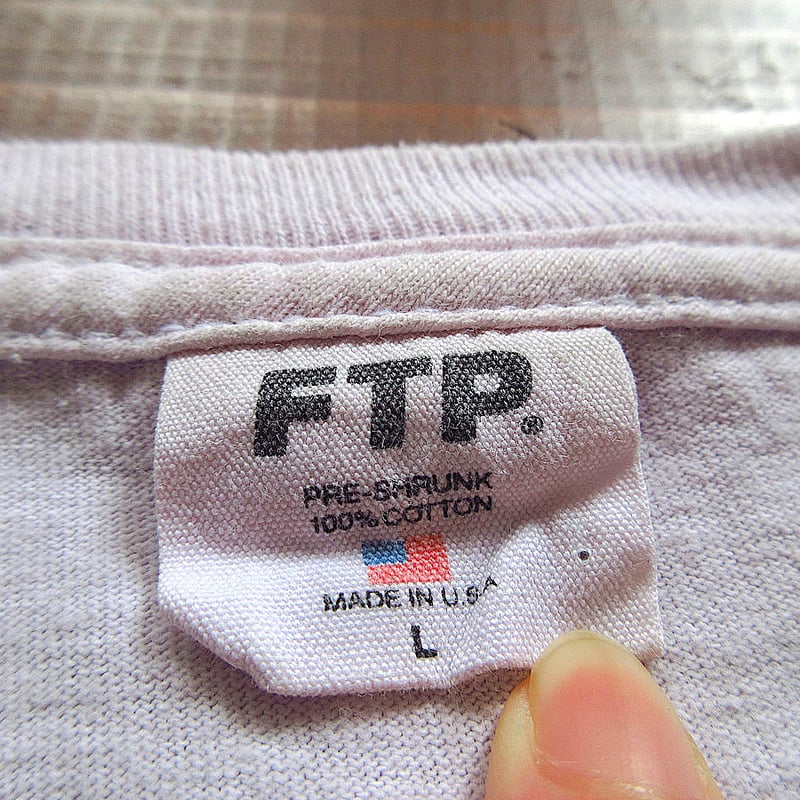FTP BABYLONコットンプリントTシャツsize L○240616k4-m-tsh-ot 