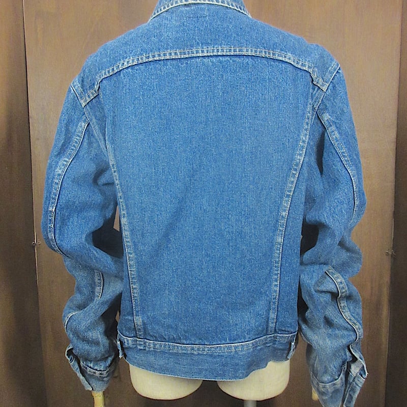 ビンテージ80's○Lee 220デニムジャケットsize 42 LONG○260401z3-