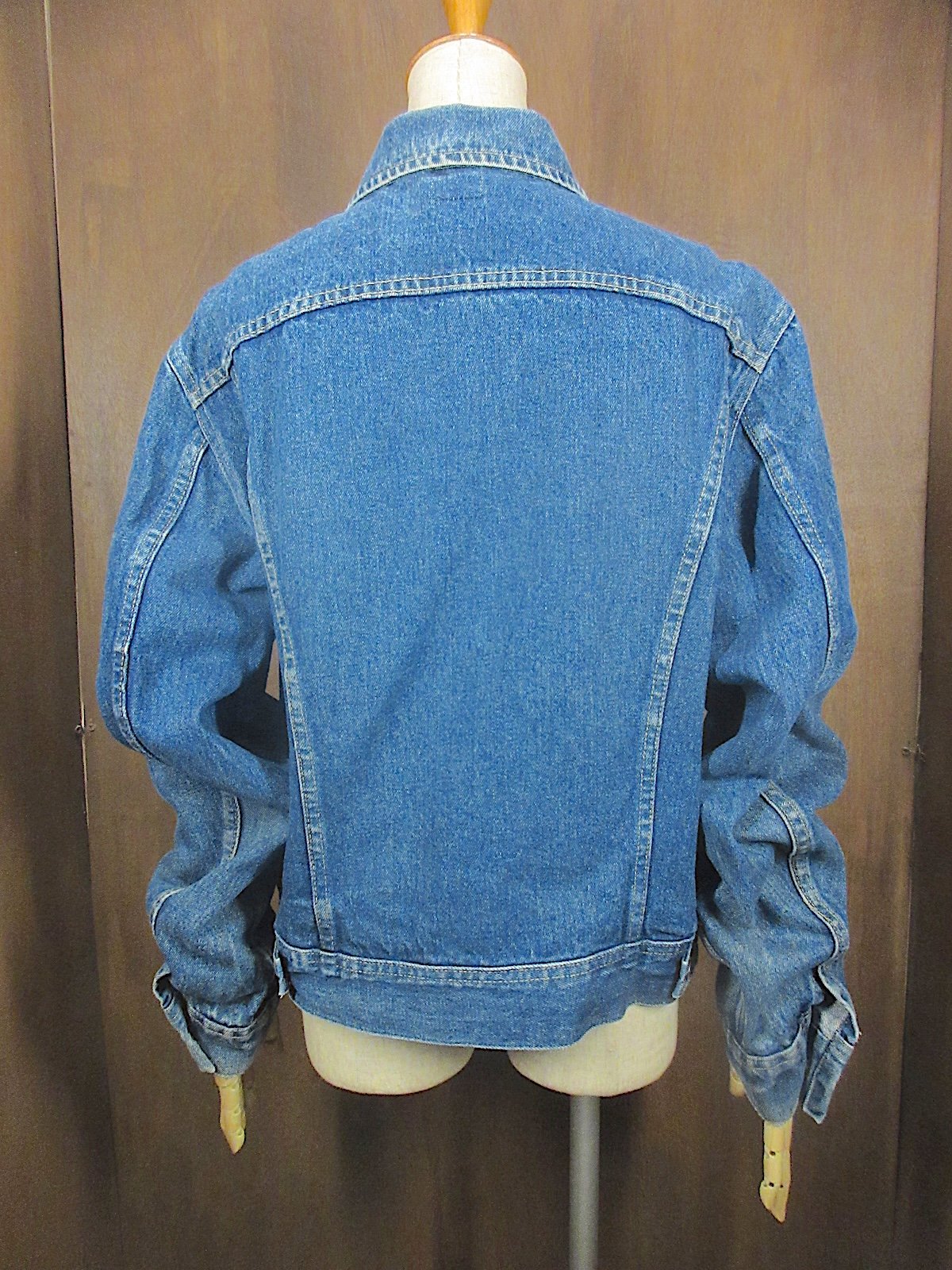 ビンテージ80's○Lee 220デニムジャケットsize 42 LONG○260401z3-