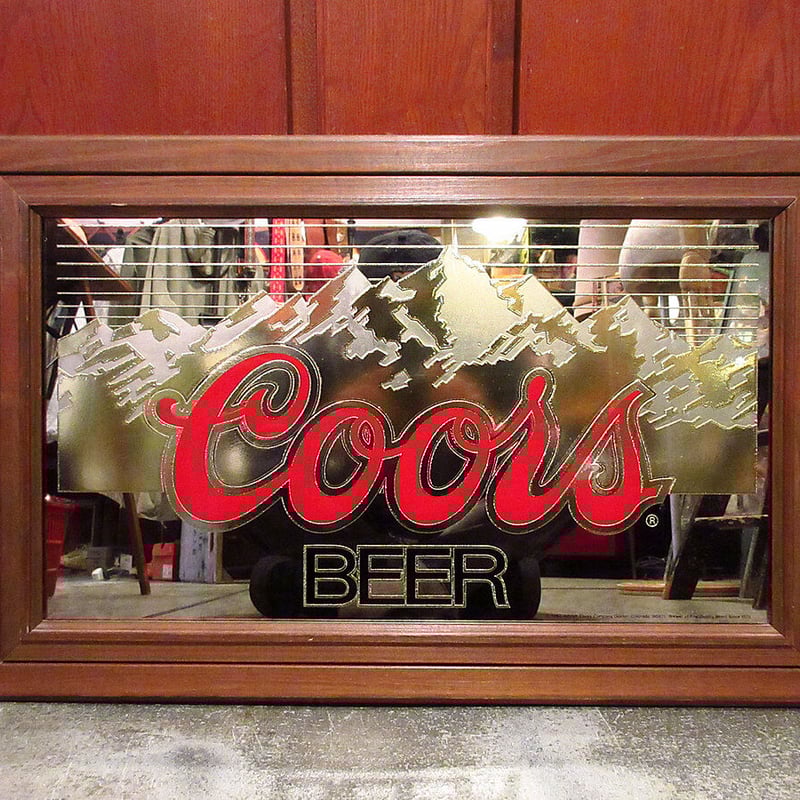 Coors Light パブミラー アンティーク Coors Light パブミラー