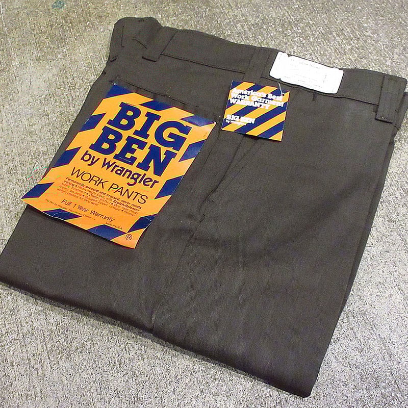 ビンテージ70's80's○DEADSTOCK BIG BENワークパンツ表記W33 L29○