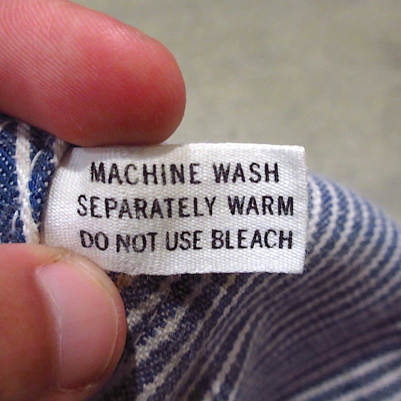 ビンテージ60's70's○OSHKOSHヒッコリーストライプオーバーオール実寸