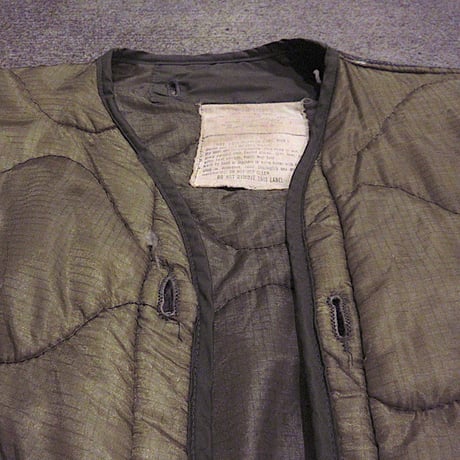 ビンテージ70's●U.S.ARMY M-65キルティングライナー●250319m2-m-jk-mltミリタリー米軍実物メンズ古着